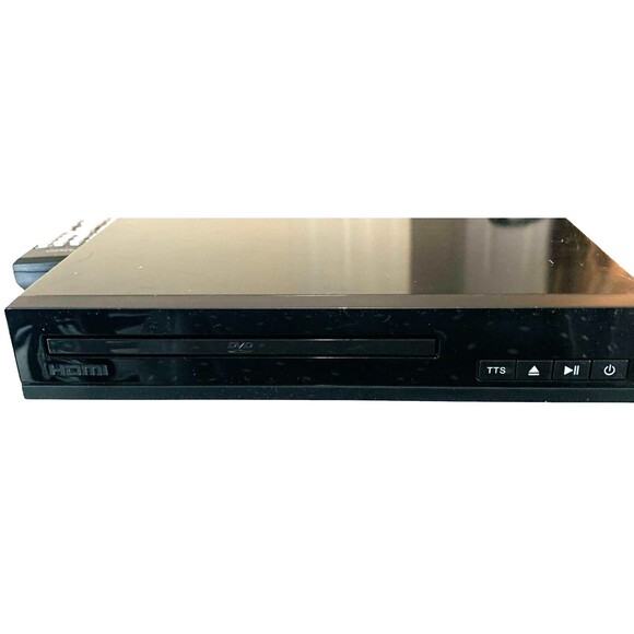 Onn. HDMI DVD Player W/TTS Model: 10008761 Mfg 2020 6W DC 5V,1.2A Remote Cords - Picture 2 of 5